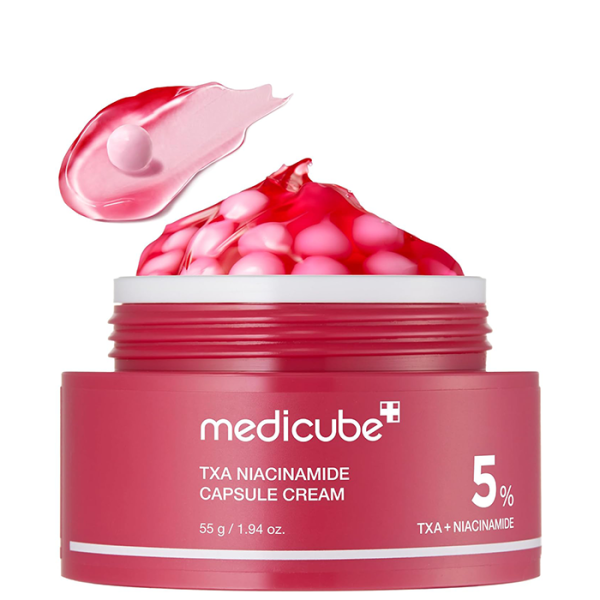 کرم کپسولی نیاسینامید مدی کیوب MEDICUBE مدل TXA NIACINAMIDE