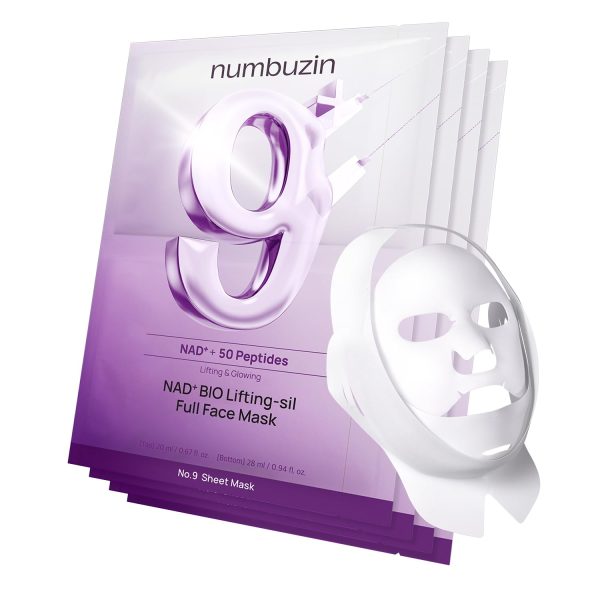 ماسک صورت ورقه ای نامبوزین NUMBUZIN مدل LIFTING & GLOWING (پک 4 عددی)