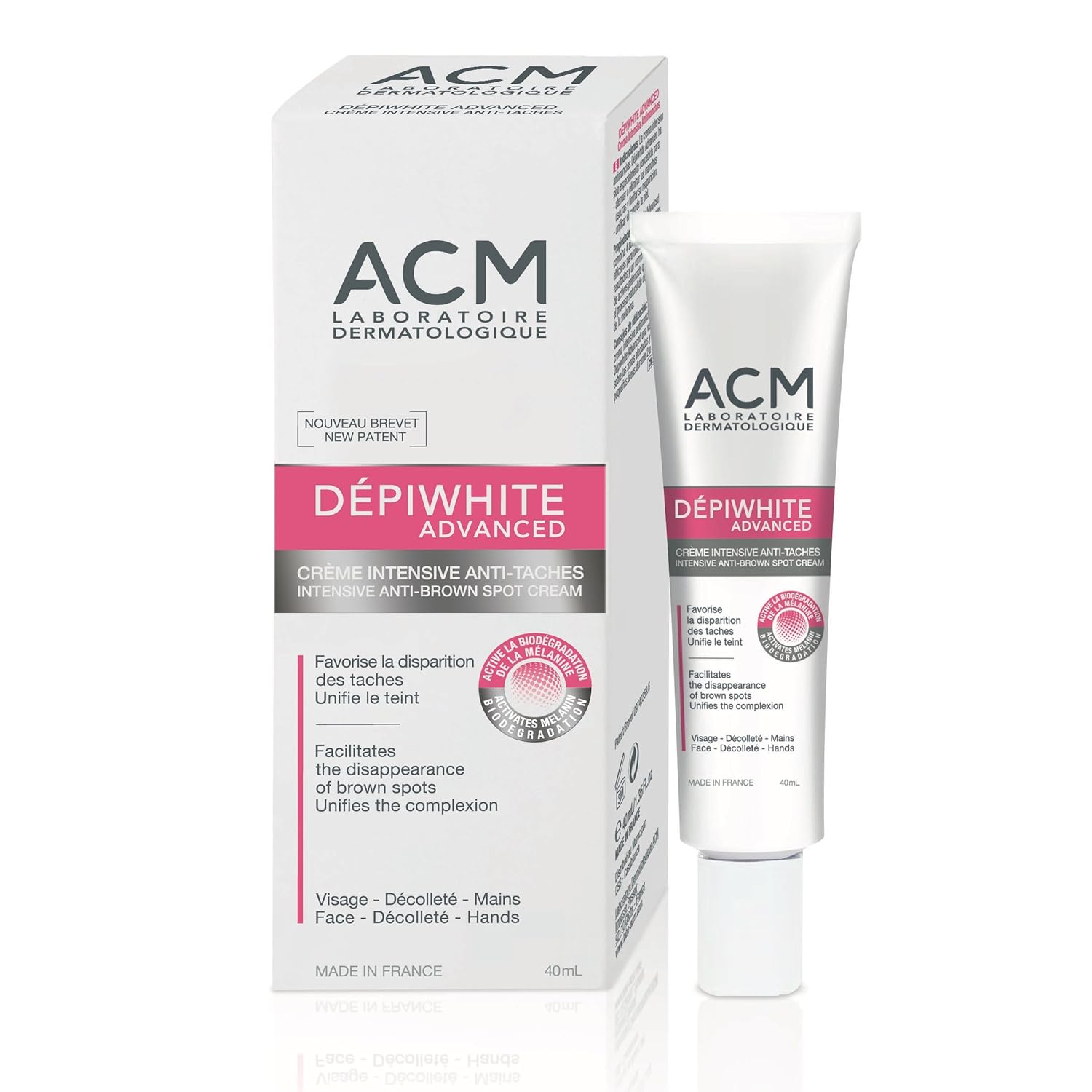 81aR2bTVZ7L._SL1500_ کرم ضد لک فوق قوی ای سی ام ACM مدل Depiwhite - تصویر 1