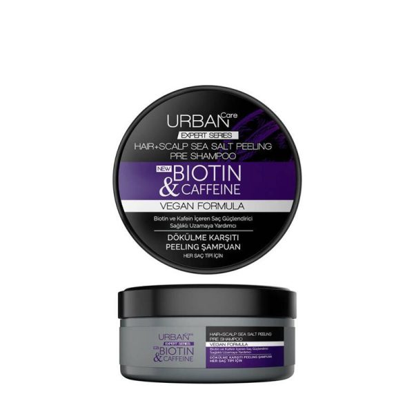 اسکراب کف سر اوربان Urban Care مدل Biotin And Caffeine
