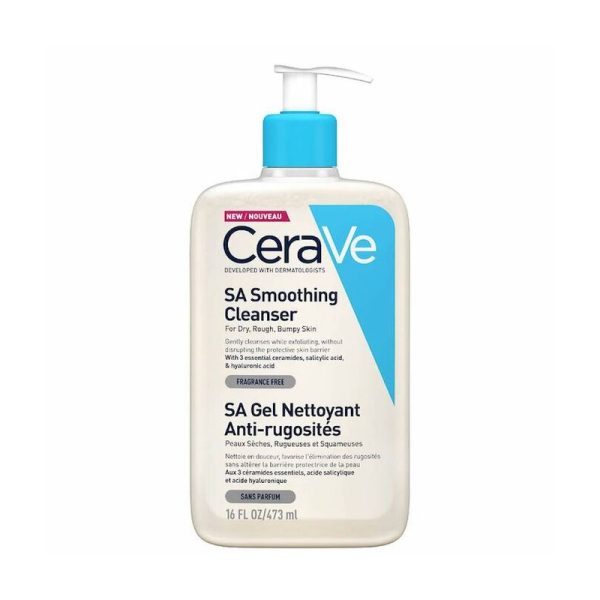 ژل شستشوی صورت سراوی CeraVe مدل SA Smoothing سالیسیلیک اسید