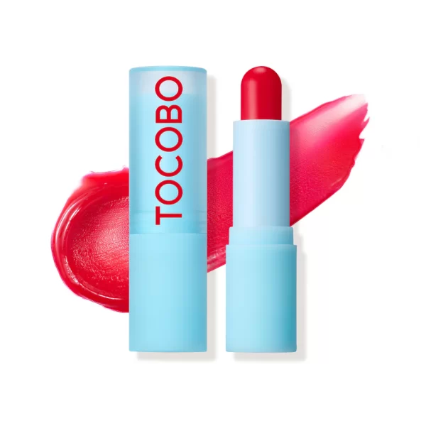 بالم لب رنگی مخملی توکوبو TOCOBO سری SUN FLOWER مدل 011FLUSH CHERRY وزن 3.5 گرم