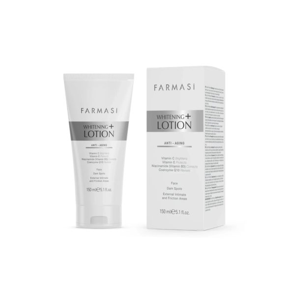 لوسیون روشن کننده و ضد پیری فارماسی FARMASI مدل WHITING+LOTION حجم 150 میلی لیتر