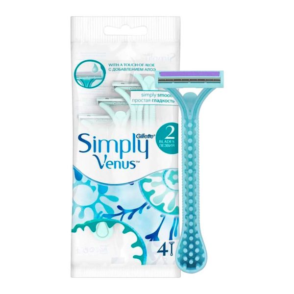 خودتراش ژیلت ونوس Venus مدل Simply Venus بسته 4 عددی