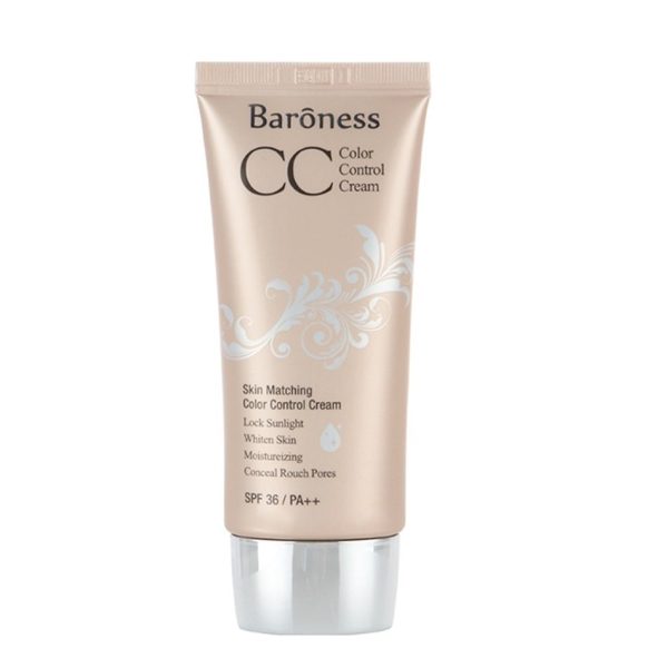 سی‌سی کرم کره‌ای بارونس| 50 میل| Baroness Skin Matching CC Cream SPF36 PA++
