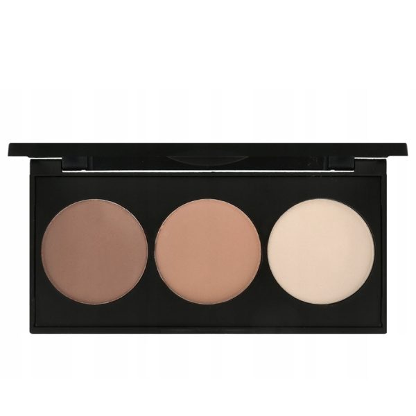 پلت کانتور پودری گلدن رز (کانتور، برنزر، هایلایتر)  GOLDEN ROSE Contour powder kit