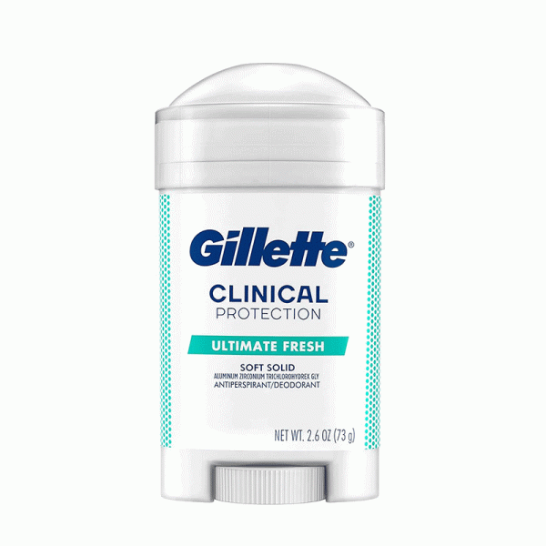 مام ژیلت کلینیکال  Soft Solid Ultimate Fresh | ضد تعریق قوی با ماندگاری بالا | 48 گرم