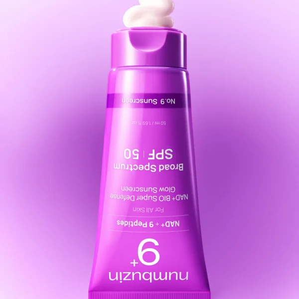 ضد آفتاب نامبوزین شماره 9 مدل NAD+ BIO Super Defense Glow SPF50+ PA++++ حجم 50 میلی‌لیتر
