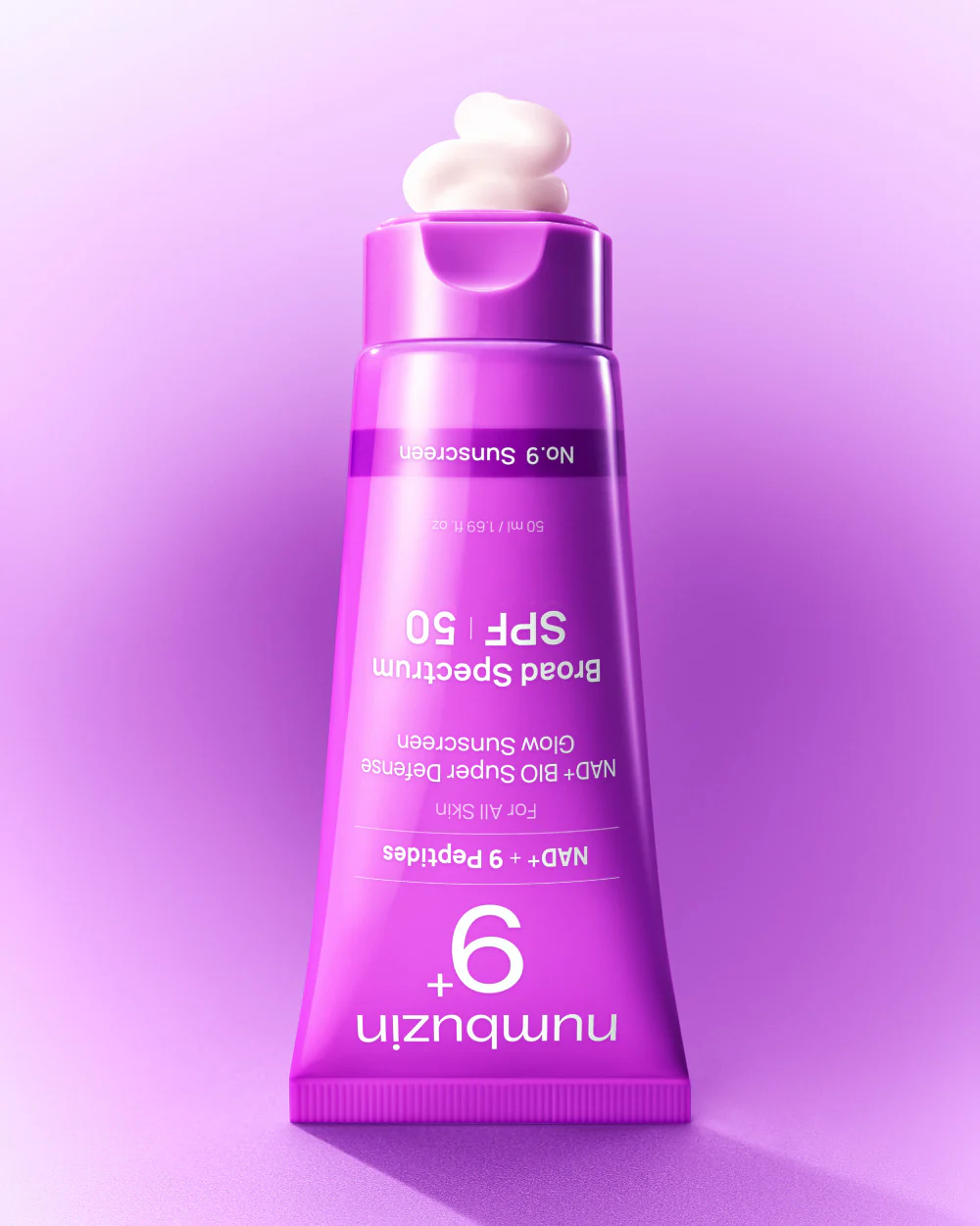 260529_________02 ضد آفتاب نامبوزین شماره 9 مدل NAD+ BIO Super Defense Glow SPF50+ PA++++ حجم 50 میلیلیتر - تصویر 1