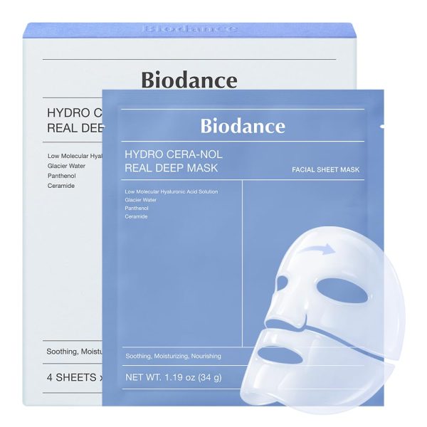 ماسک هیدروژلی آبرسان بایودنس مدل Hydro Cera-nol Real Deep Mask