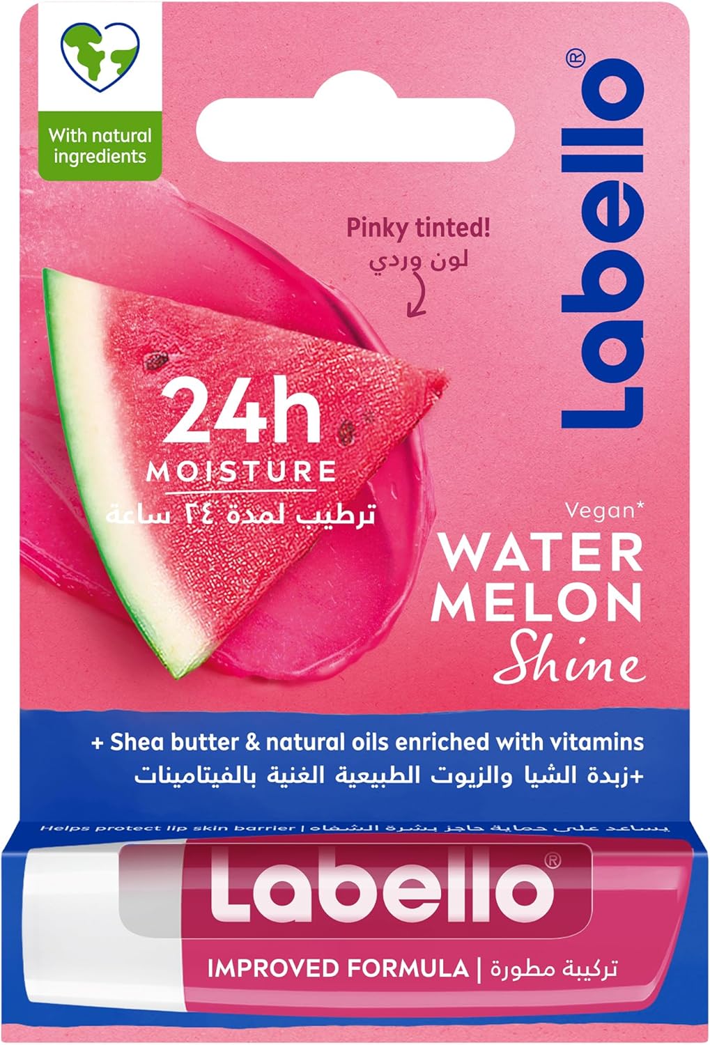 8124bZHM9YL._AC_SL1500_ بالم لب رنگی هندوانه لابلو مدل Watermelon Shine حجم 4.8 گرم - تصویر 1
