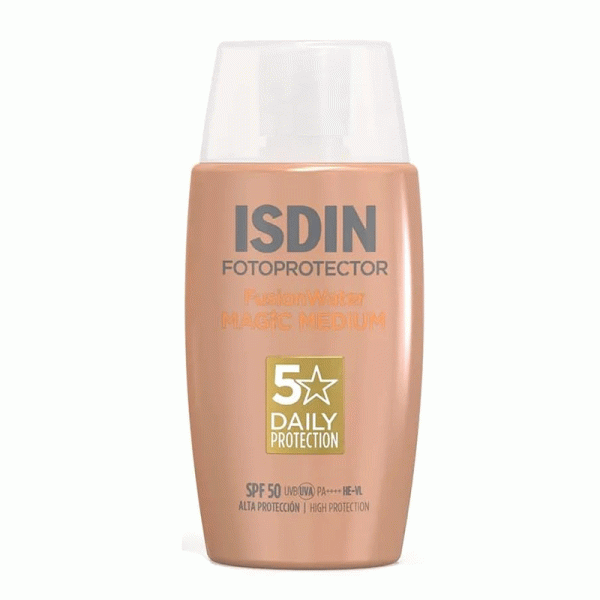 ضدآفتاب رنگی فیوژن واتر مجیک رنگ مدیوم 50 میل  Fusion Water Magic Color SPF50 – Medium