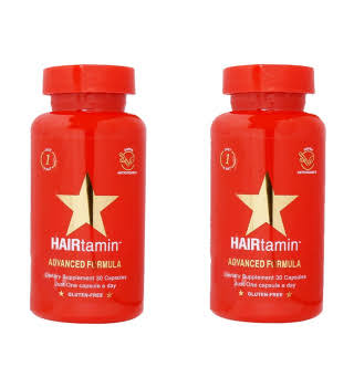 کپسول هیرتامین HAIRtamin Advanced Formula بسته دوتایی؛ مکمل تقویت مو برای خانم‌ها و آقایان